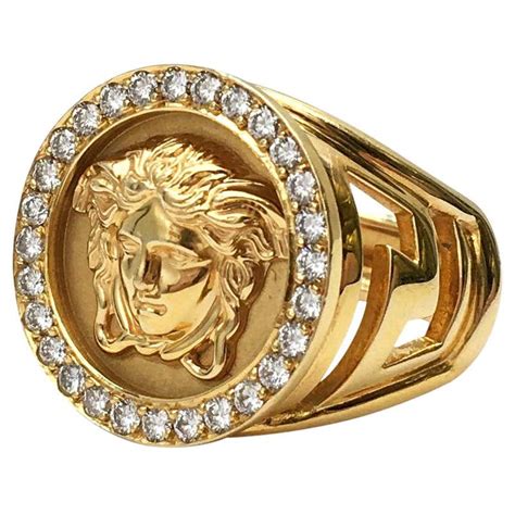 ring leone versace|Versace ladies rings.